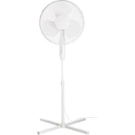Standventilator, 3 Stufen, B 680 x T 680 x H 1090–1250 mm, weiß