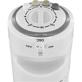 Standventilator exquisit VS 34570, 3 Leistungsstufen, 4 Stufenschalter, Timerfunktion, mit Tragegriff, B 160 x T 155 x H 770 mm, weiß
