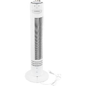 Standventilator exquisit VS 34570, 3 Leistungsstufen, 4 Stufenschalter, Timerfunktion, mit Tragegriff, B 160 x T 155 x H 770 mm, weiß