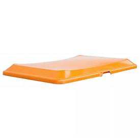 Stapeldeckel Cemo, für Rechteckbehälter 400 l, Tragfähigkeit bis 400 kg, orange