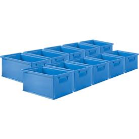 Stapelkasten SSI Schäfer 14/6-3, Polypropylen, Inhalt7 l, blau, 10 Stück