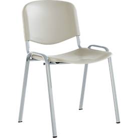 Stapelstuhl ELYEKO, Gestell schwarz oder alufarben