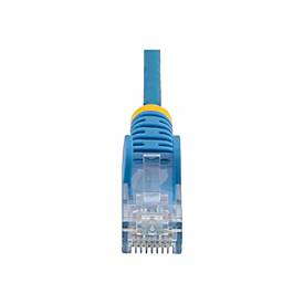 StarTech.com 0,5 m Cat6-Kabel - Blau - Schlankes Patchkabel - Snagless - Patch-Kabel - RJ-45 (M)
