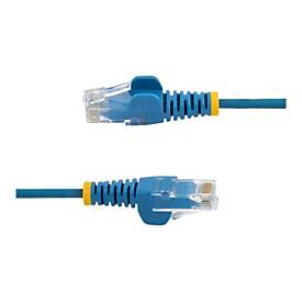 StarTech.com 0,5 m Cat6-Kabel - Blau - Schlankes Patchkabel - Snagless - Patch-Kabel - RJ-45 (M)