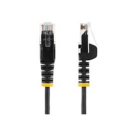 StarTech.com 0,5 m Cat6-Kabel - Schwarz - Schlankes Patchkabel - Snagless - Patch-Kabel - RJ-45 (M)