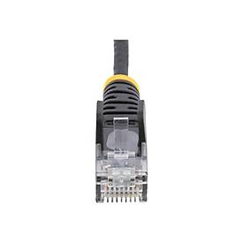 StarTech.com 0,5 m Cat6-Kabel - Schwarz - Schlankes Patchkabel - Snagless - Patch-Kabel - RJ-45 (M)