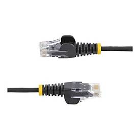 StarTech.com 0,5 m Cat6-Kabel - Schwarz - Schlankes Patchkabel - Snagless - Patch-Kabel - RJ-45 (M)