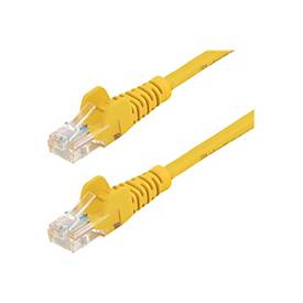 StarTech.com 0,5m Cat5e Ethernet Netzwerkkabel Snagless mit RJ45 - Cat 5e UTP Kabel - Gelb - Patch-Kabel - RJ-45 (M)