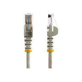 StarTech.com 0,5m Cat5e Ethernet Netzwerkkabel Snagless mit RJ45 - Cat 5e UTP Kabel - Grau - Patch-Kabel - RJ-45 (M)