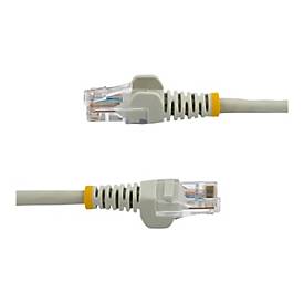 StarTech.com 0,5m Cat5e Ethernet Netzwerkkabel Snagless mit RJ45 - Cat 5e UTP Kabel - Grau - Patch-Kabel - RJ-45 (M)