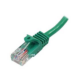 StarTech.com 0,5m Cat5e Ethernet Netzwerkkabel Snagless mit RJ45 - Cat 5e UTP Kabel - Grün - Patch-Kabel - RJ-45 (M)