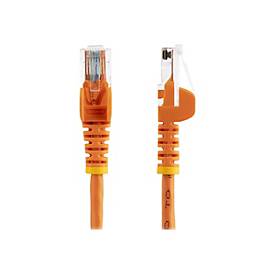 StarTech.com 0,5m Cat5e Ethernet Netzwerkkabel Snagless mit RJ45 - Cat 5e UTP Kabel - Orange - Patch-Kabel - RJ-45 (M)