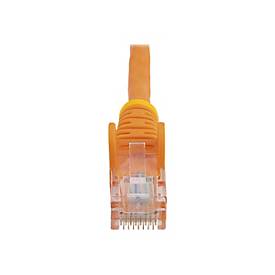 StarTech.com 0,5m Cat5e Ethernet Netzwerkkabel Snagless mit RJ45 - Cat 5e UTP Kabel - Orange - Patch-Kabel - RJ-45 (M)
