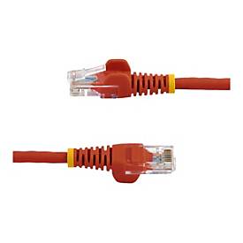 StarTech.com 0,5m Cat5e Ethernet Netzwerkkabel Snagless mit RJ45 - Cat 5e UTP Kabel - Rot - Patch-Kabel - RJ-45 (M)