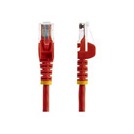 StarTech.com 0,5m Cat5e Ethernet Netzwerkkabel Snagless mit RJ45 - Cat 5e UTP Kabel - Rot - Patch-Kabel - RJ-45 (M)