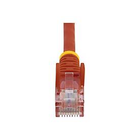 StarTech.com 0,5m Cat5e Ethernet Netzwerkkabel Snagless mit RJ45 - Cat 5e UTP Kabel - Rot - Patch-Kabel - RJ-45 (M)