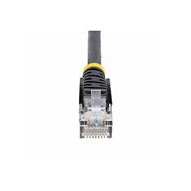 StarTech.com 0,5m Cat5e Ethernet Netzwerkkabel Snagless mit RJ45 - Cat 5e UTP Kabel - Schwarz - Patch-Kabel - RJ-45 (M)