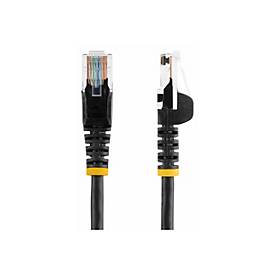 StarTech.com 0,5m Cat5e Ethernet Netzwerkkabel Snagless mit RJ45 - Cat 5e UTP Kabel - Schwarz - Patch-Kabel - RJ-45 (M)