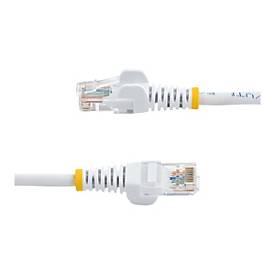 StarTech.com 0,5m Cat5e Ethernet Netzwerkkabel Snagless mit RJ45 - Cat 5e UTP Kabel - Weiß - Patch-Kabel - RJ-45 (M)