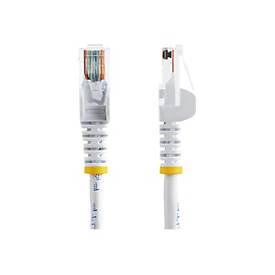 StarTech.com 0,5m Cat5e Ethernet Netzwerkkabel Snagless mit RJ45 - Cat 5e UTP Kabel - Weiß - Patch-Kabel - RJ-45 (M)