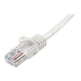 StarTech.com 0,5m Cat5e Ethernet Netzwerkkabel Snagless mit RJ45 - Cat 5e UTP Kabel - Weiß - Patch-Kabel - RJ-45 (M)
