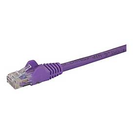 StarTech.com 0,5m Cat6 Snagless RJ45 Ethernet Netzwerkkabel - Lila - 50cm Cat 6 UTP Kabel - Netzwerkkabel - RJ-45 (M)