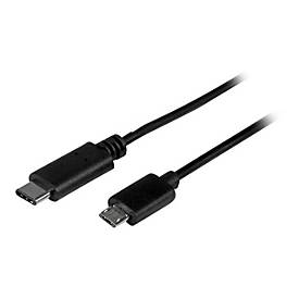 StarTech.com 0.5m USB-C Micro-B Kabel - USB 2.0 - USB-C zu Micro USB Ladekabel - USB 2.0 Typ C zu Micro B Kabel - Thunderbolt 3 kompatibel - USB-Kabel - 24 pin USB-C (M)