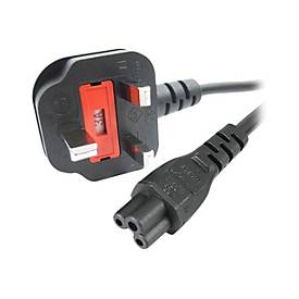 StarTech.com 1 m GB Laptop Ladekabel, BS 1363 auf C5, 2,5A 250V, 18AWG, Notebook / Laptop Ersatzstromkabel, UK Laptop Netzteil Stromkabel, Kleeblatt/Mickey Mouse Netzkabel (PXTNB3SUK1M)
