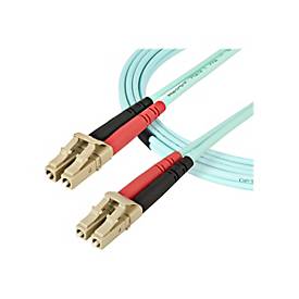 StarTech.com 1 m LC auf LC OM4 Multimode Glasfaserkabel, LWL Patchkabel - Netzwerkkabel - LC Multi-Mode (M)