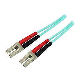 StarTech.com 1 m LC auf LC OM4 Multimode Glasfaserkabel, LWL Patchkabel - Netzwerkkabel - LC Multi-Mode (M)