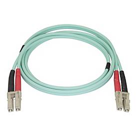 StarTech.com 1 m LC auf LC OM4 Multimode Glasfaserkabel, LWL Patchkabel - Netzwerkkabel - LC Multi-Mode (M)