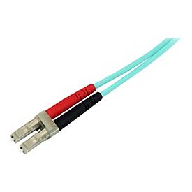 StarTech.com 1 m LC auf LC OM4 Multimode Glasfaserkabel, LWL Patchkabel - Netzwerkkabel - LC Multi-Mode (M)