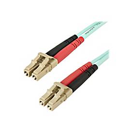 StarTech.com 1 m LC auf LC OM4 Multimode Glasfaserkabel, LWL Patchkabel - Netzwerkkabel - LC Multi-Mode (M)