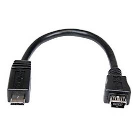 StarTech.com 15 cm Micro USB auf Mini USB-Adapterkabel – Stecker/Buchse - USB-Adapter - Mini-USB, Typ B (W)