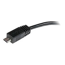 StarTech.com 15 cm Micro USB auf Mini USB-Adapterkabel – Stecker/Buchse - USB-Adapter - Mini-USB, Typ B (W)