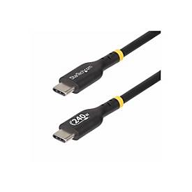 StarTech.com 1m USB-C Ladekabel, USB-IF zertifiziert, 240W PD EPR, M/M - USB-Kabel - USB-C (M)