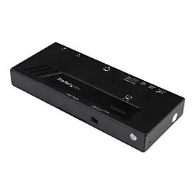 Image of StarTech.com 2 Port HDMI automatischer Video Switch - 4K 2x1 HDMI Switch mit Fast Switching, Auto Sensing und Serial Control - Video/Audio-Schalter - 2 Anschlüsse