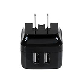StarTech.com 2 Port USB Ladegerät / Netzteil - 2-fach Ladestecker 17 Watt / 3.4 Amp - Dual Reiseladegerät 110 / 220V - Weiß - Netzteil - 17 Watt - 3.4 A - 2 Ausgabeanschlussstellen (USB)