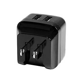 StarTech.com 2 Port USB Ladegerät / Netzteil - 2-fach Ladestecker 17 Watt / 3.4 Amp - Dual Reiseladegerät 110 / 220V - Weiß - Netzteil - 17 Watt - 3.4 A - 2 Ausgabeanschlussstellen (USB)