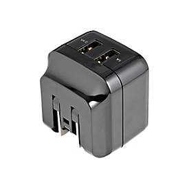 StarTech.com 2 Port USB Ladegerät / Netzteil - 2-fach Ladestecker 17 Watt / 3.4 Amp - Dual Reiseladegerät 110 / 220V - Weiß - Netzteil - 17 Watt - 3.4 A - 2 Ausgabeanschlussstellen (USB)
