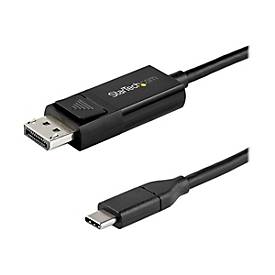 Image of StarTech.com 3ft/1m USB C to DisplayPort 1.4 Cable 8K 60Hz/4K, Bidirectional DP to USB-C or USB-C to DP Reversible Video Adapter Cable, HBR3/HDR/DSC, USB Type C/Thunderbolt 3 Monitor Cable - 8K USB-C to DP Cable (CDP2DP141MBD) - DisplayPort-Kabel ...