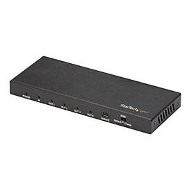 Image of StarTech.com 4 Port HDMI Splitter - 4K 60Hz - 1x4 HDMI Verteiler - HDR - Video-/Audio-Splitter - 4 Anschlüsse