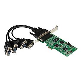 Image of StarTech.com 4 Port Serielle PCI Express Schnittstellenkarte - 2 x RS232 2 x RS422 / RS485 - PCIe Adapter Karte mit Breakout Kabel - Serieller Adapter - PCIe - 4 Anschlüsse