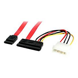 StarTech.com 45cm SATA Daten- und Stromkabel mit LP4 Molex - SATA-Kabel - Serial ATA 150/300/600 - SATA Combo (R)