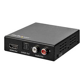 Image of StarTech.com 4K HDMI Audio Extractor - 4K 60Hz - HDMI Audio Sound Splitter - HDR - SPDIF Toslink Optisches Audio (HD202A) - HDMI-Audiosignal-Extractor