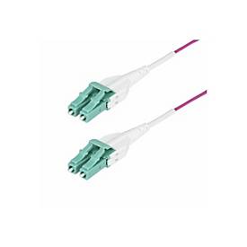 StarTech.com 50m (164ft) LC/LC (UPC) OM4 Multimode Fiber Optic Cable - Patch-Kabel - LC/UPC Duplex Multi-Mode (M)