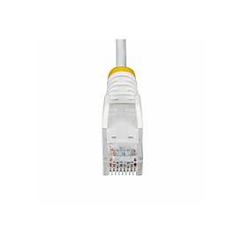 StarTech.com 5m White Slim CAT6 Ethernet Cable, Snagless, 28AWG, LSZH - Patch-Kabel - RJ-45 (M)