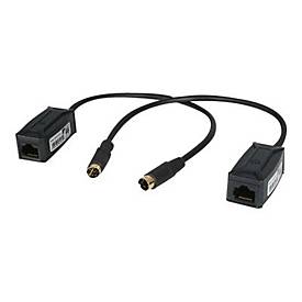 Image of StarTech.com 650 ft. (200 m) S Video Over Cat5 Extender - S-Video Extender - Optional Mounting - Cat5 - Component Extender (SVIDUTPEXT) - Video Extender