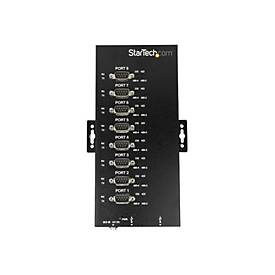 Image of StarTech.com 8 Port industrieller USB auf RS232/ 422/ 485 Serieller Adapter - 15kv ESD Schutz - USB zu Seriell Adapter - Serieller Adapter - USB 2.0 - RS-232/422/485 x 8 - TAA-konform