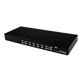 StarTech.com 8 Port USB / PS/2 KVM Switch mit OSD - KVM-Switch - 8 Anschlüsse